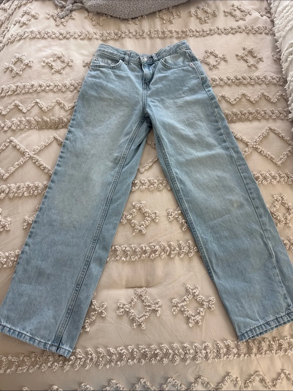 Wonder nation light Blue boys Denim Jeans - straight relaxed 10 slim